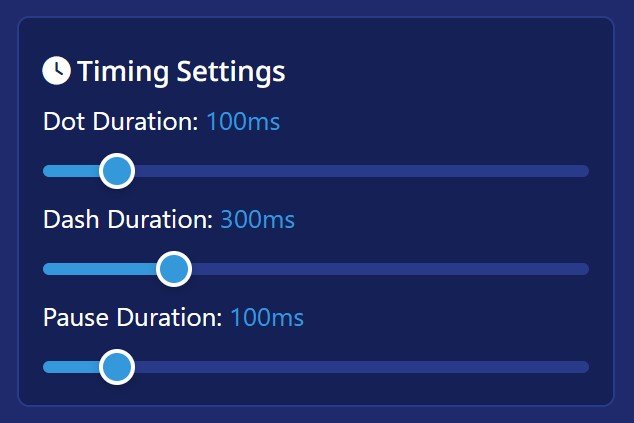 Timing Settings Explained - Morse Machine