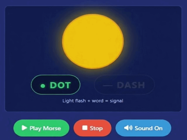 Morse Code Light Translator