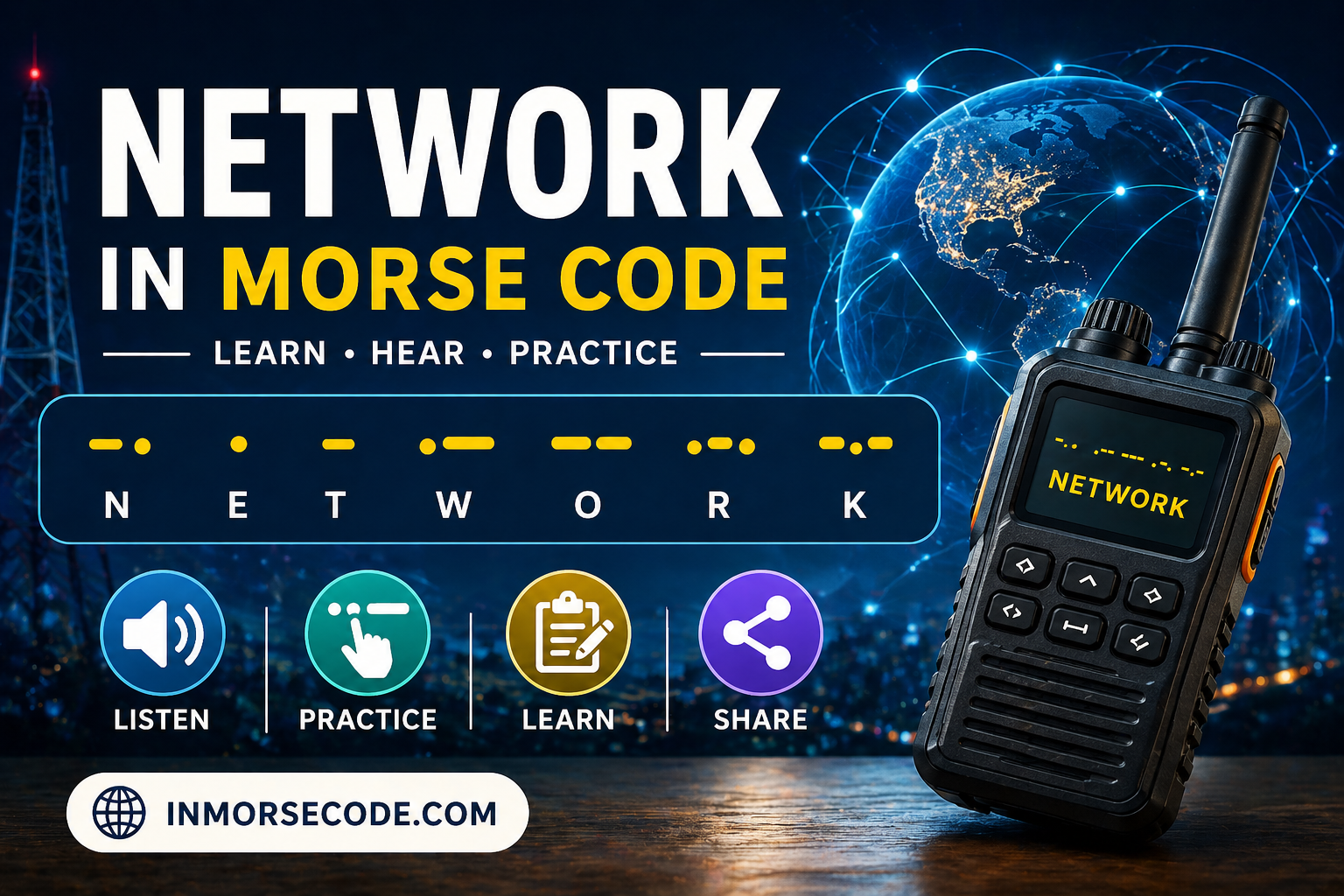 Network in Morse Code