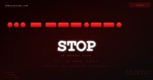 Stop in Morse Code
