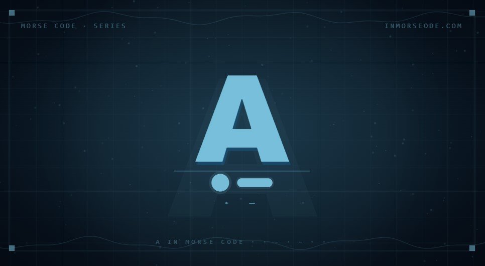 A in Morse Code