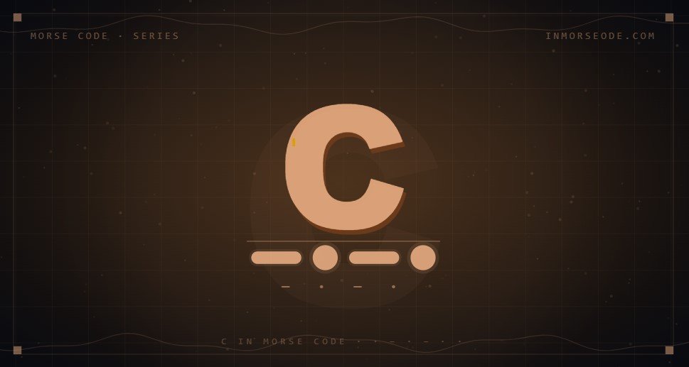 C in Morse Code