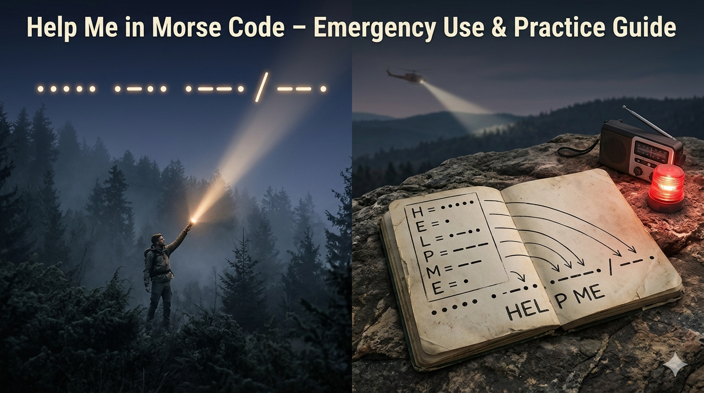 Help Me in Morse Code