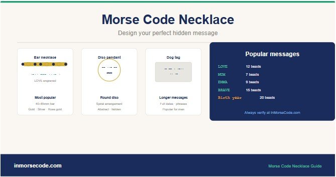 Morse Code Necklace