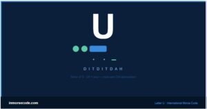 U in Morse Code Chart and Meaning Explained