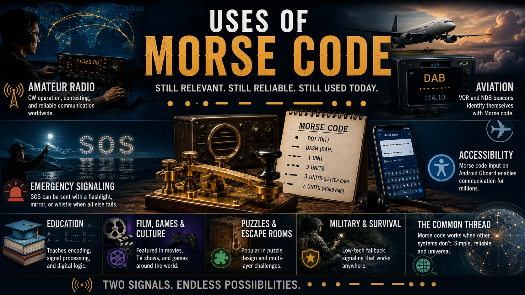 uses of morse code