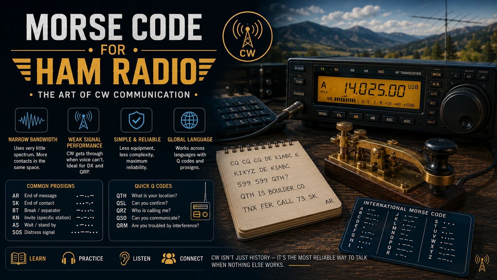 Ham Radio Morse Code