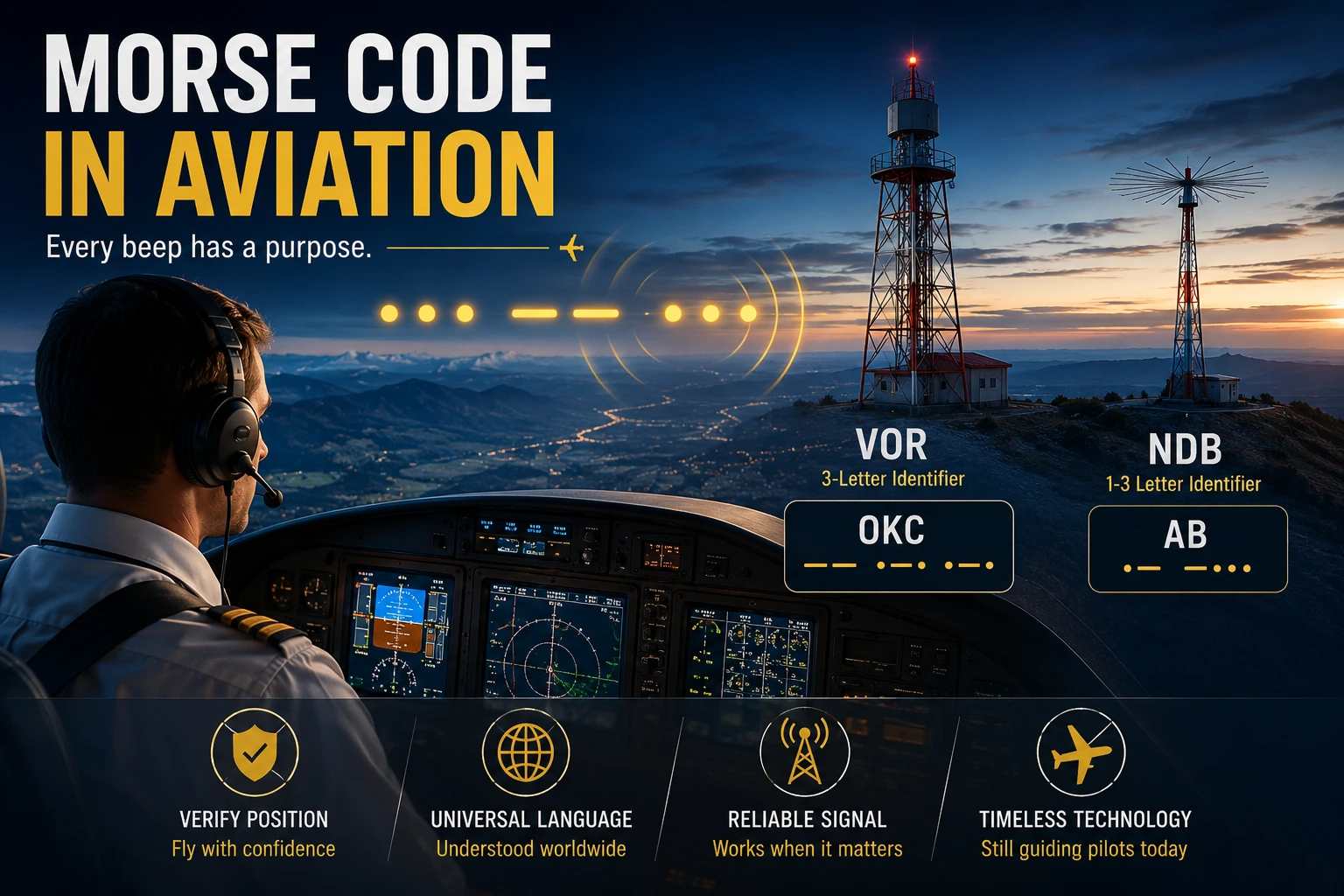 Morse Code in Aviation