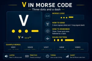 V in Morse Code